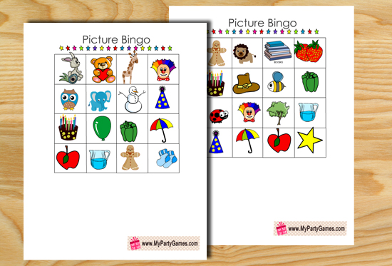 Free printable bingo cards for kindergarten