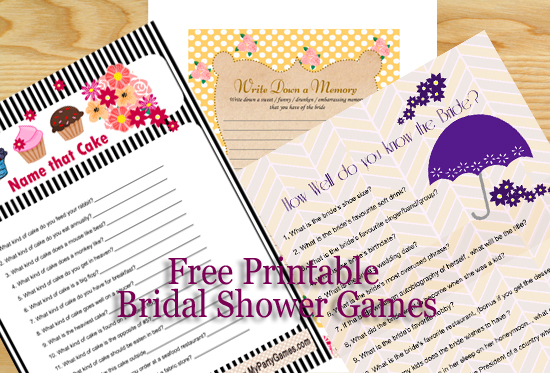 Free Printable Bridal Shower Word Mining Game