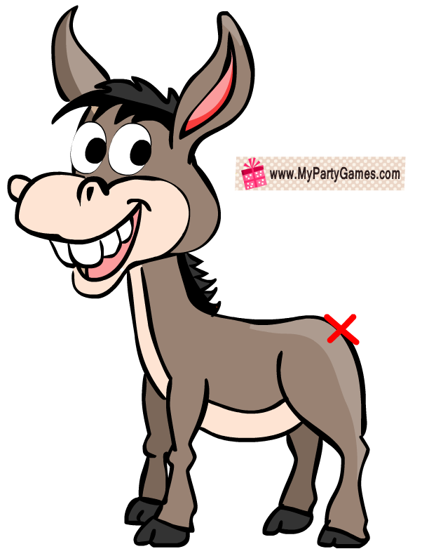 pin-the-tail-on-the-donkey-stock-illustration-download-image-now-donkey