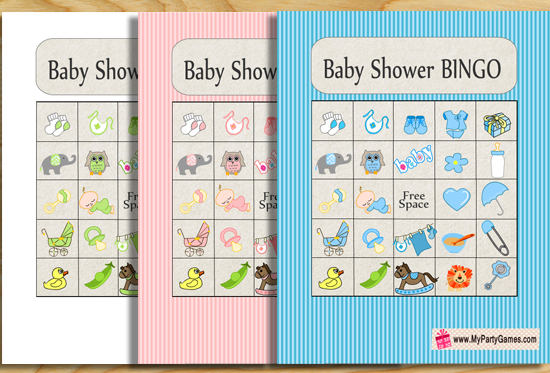 Free printable baby shower bingo 50 cards