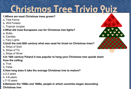 christmas-trivia-questions-and-answers-with-holly-leaves-on-the-border