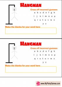 Hangman Game Template 1