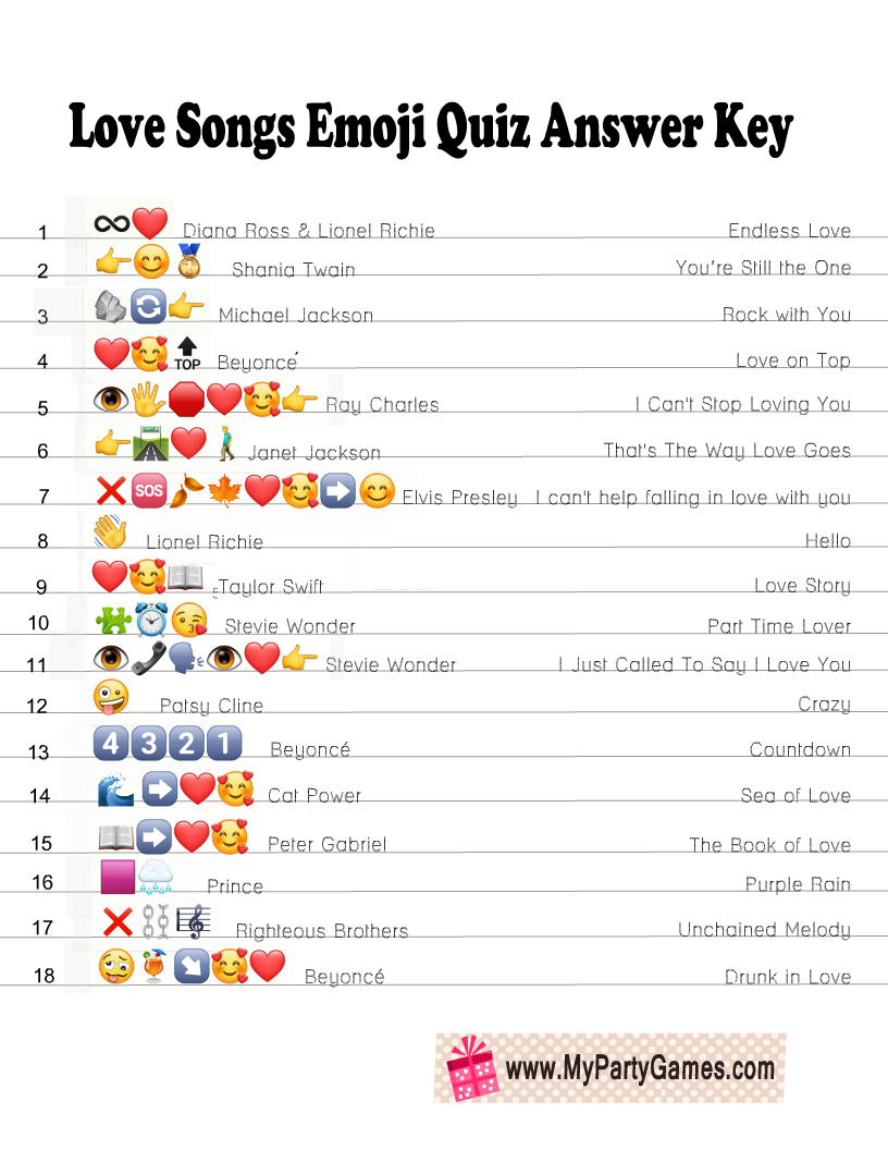 Free Printable Baby Songs Emoji Quiz Free Printable F - vrogue.co