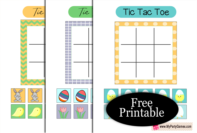 Tic-Tac-Toe Printable Travel Game Printable - FamilyEducation