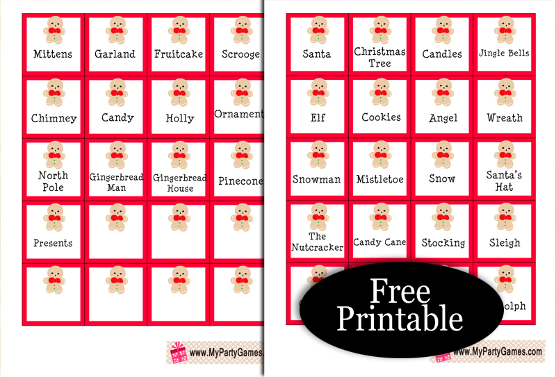 pictionary words printable cards