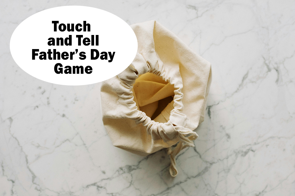 Touch and Tell Game for Father's Day