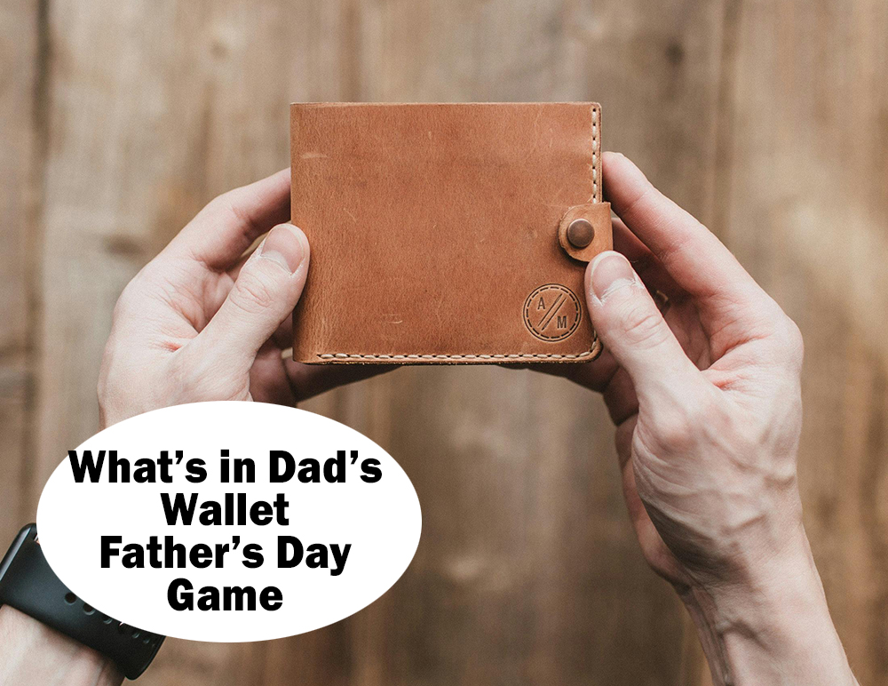 What's in Dad's Wallet Father's Day Game